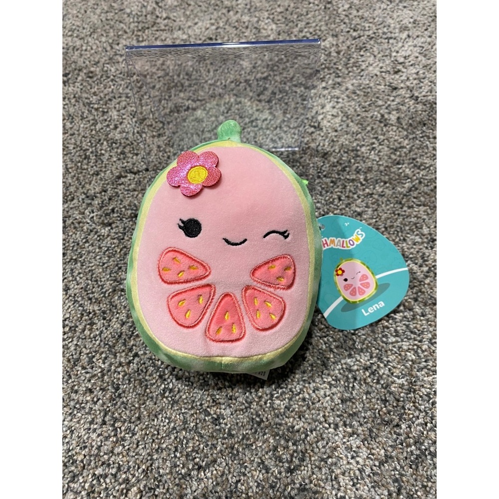 Squishmallows Lena the Guava Plush Pink New NWT Fruit Squad